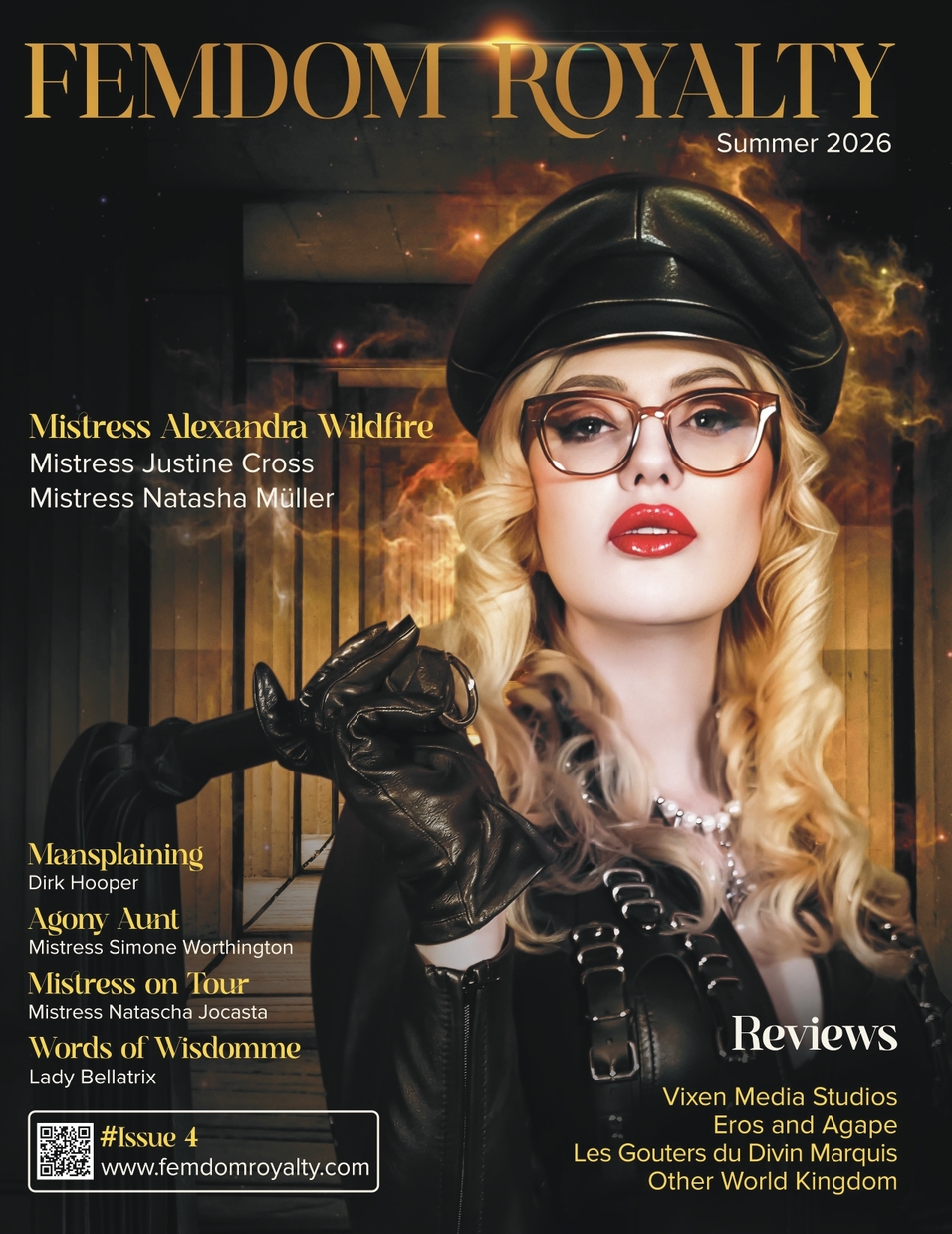 Issue 4 Cover Mistress Alexandra Wildfire